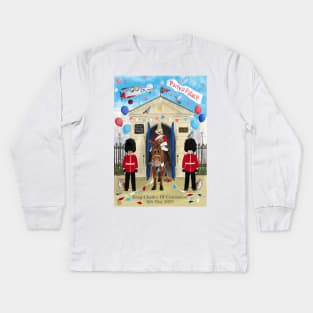 King Charles III Coronation Party at the Palace Special Edition Kids Long Sleeve T-Shirt